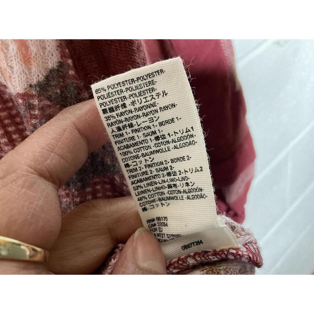< Free People Flower Patch Waffle Thermal Top > - Picture 4 of 5